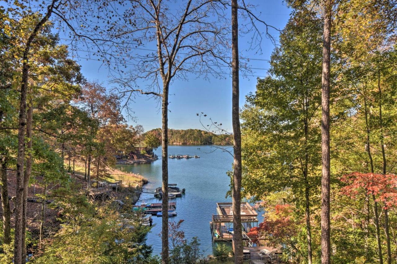 Lake Keowee Escape With Dock, Deck And Lake Access! Six Mile Buitenkant foto